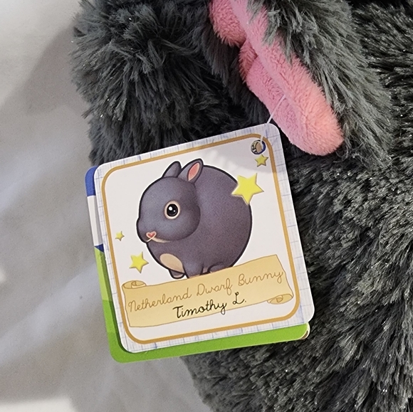 RETIRED 2018 Mini SQUISHABLE Netherland Dwarf Bunny NWT - Picture 11 of 13